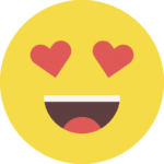 smiley content coeurs